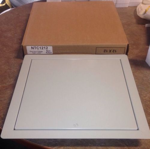 New Metal 12&#034; X 12&#034; General Purpose Access Door with One Inch Flange, Cam Latch