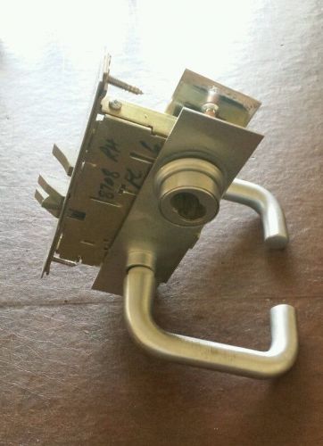 Yale mortise lock commercial rh heavy duty office entry brass handle for sale