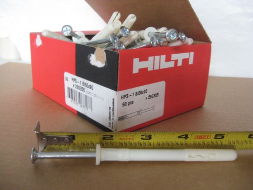 HILTI Impact Anchors HPS-1 5/16&#034; x 3-5/8&#034; NEW IN BOX 50 PIECES