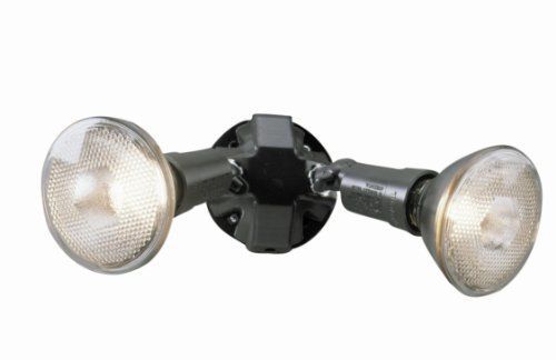 Cooper lighting pwt250pc 300-watt plastic twin-head par dusk-to-dawn new for sale