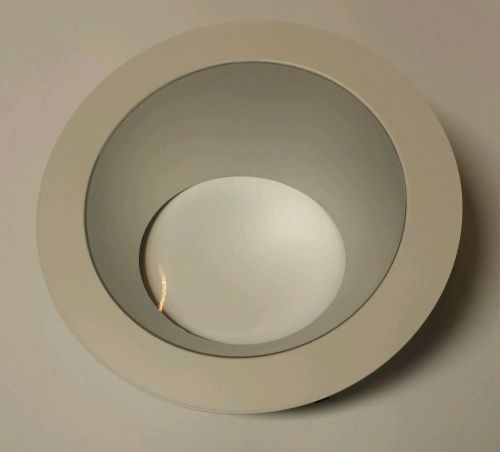 DMF D630W 6&#034; Line Voltage Pewter, White Baffle Recessed White Trim Only