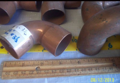 Lot of 2 Mueller Streamline Copper Elbow 1 1/2 &#034;  W 02085 SHORT RADIUS WE-500 C x C