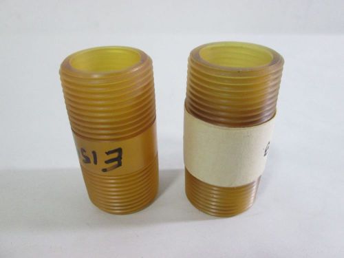 LOT 2 NEW E15500518 1IN NPT 2-1/2IN LENGTH PIPE FITTING NIPPLE D326200