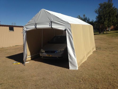 Mobile garage, building, tent, camping, lake,car,