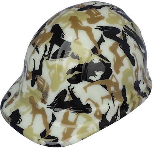 Glow in the dark! hydro dipped cap style hard hat w/ ratchet - bootie girl for sale