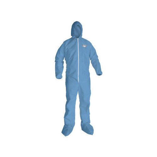 Kleenguard A65 4X-Large Hood and Boot Flame-Resistant Coveralls in Blue