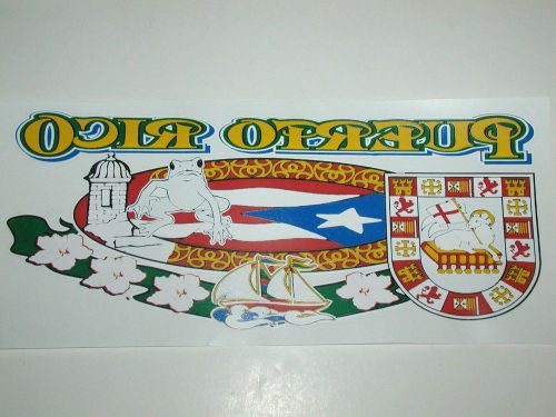 20 EACH OF 8 DIFFERENT STYLES of &#034;PUERTO RICO&#034;  HEAT TRANSFERS  160 TOTAL