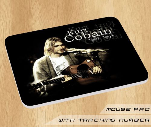 Kurt Cobain Music Guitar Logo Mouse Pad Mats Mousepads Game Hot Design
