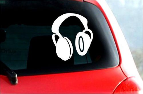 2X Head Phone Figure Funny Car Vinyl Sticker Personalized Gift - 45