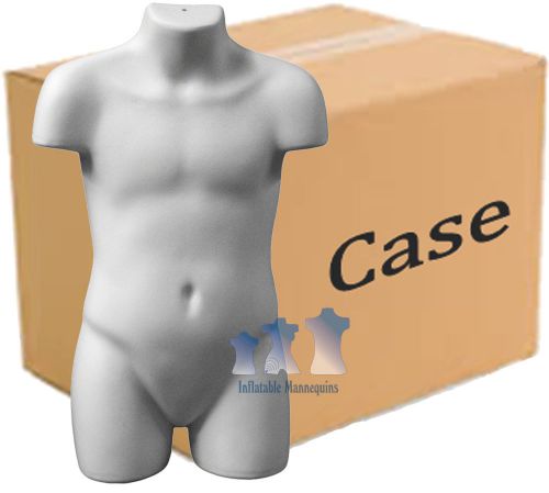 Child 3/4 form - hard plastic, white, case of 50 for sale
