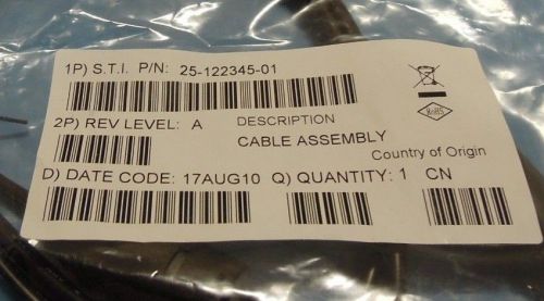 Lot of 5 dc line cables for stb2000-c10007r to 50-14000-122r psu mt2070 series for sale