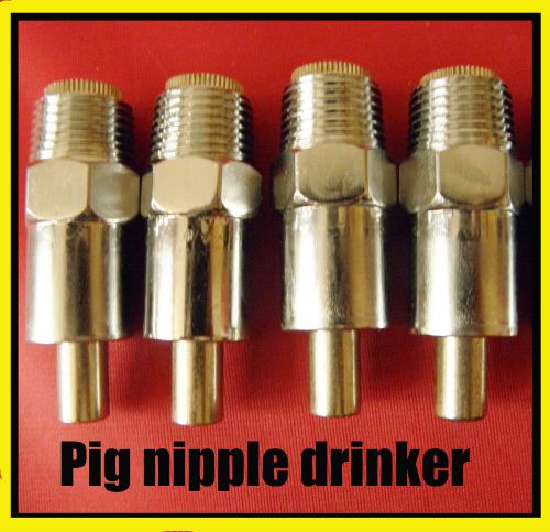 5x360° no hurt on lip nipple drinkers for rodents water drinker for pig hog for sale