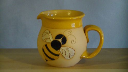Bee Keeping - Glazed hand made Bee Pottery - Jug