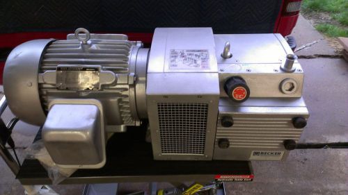 Becker oil-less hvlp compressor model kdt 3.80 7.5 hp 3 phase  48cfm@22.5 psi for sale