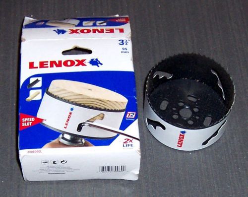 Lenox tools 3006060l 3-3/4&#034; bi-metal speed slot hole saw for sale