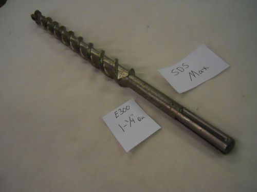 New 1-1/4&#034; diameter bosch sds max carbide tip hammer drill bit 21&#034; german e300 for sale