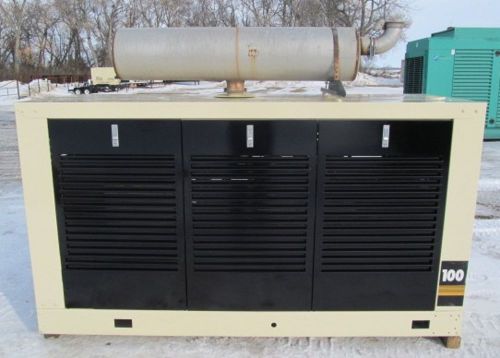 100kw kohler natrual gas / propane generator / genset - 554 hrs - load tested for sale