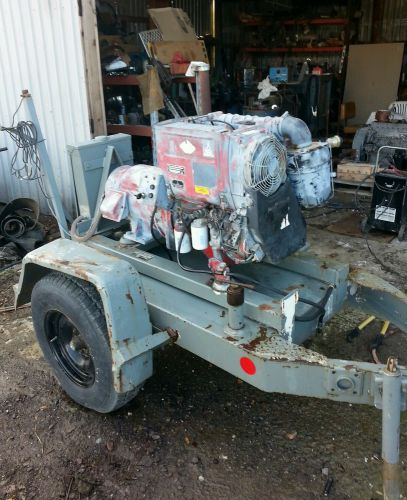 Diesel 15kw generator trailer mounted 120 240 single phase