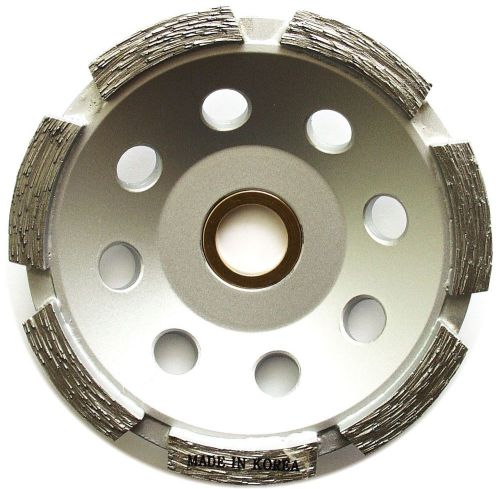 4” SUPREME Single Row Concrete Diamond Grinding Cup Wheel for Angle Grinder