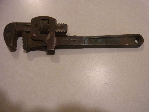 Stillson pipe wrench 10&#034; erie tool works pennsylvania vintage ; free shipping for sale