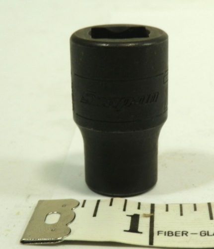 Snap-on #im140a shallow impact socket 7/16&#034;, 6-point, 1/2&#034; drive, used ~ (loc16) for sale