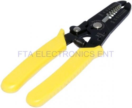 Precision Steel Cutter Stripper 10-22AWG Gauge Wire Tool Pliers Cable Cat6 Cat5