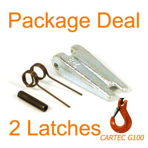 Cartec 9/32 - 5/16&#034; sling hook latch kit grade 100 - package of 2 for sale