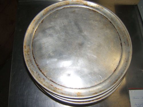 50 Seasoned 14&#034; Round Commercial Quality Used Restaurant Pizza Pans