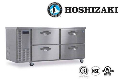 Hoshizaki commercial refrigerator undercounter 2-sec w/ drawers hur68a-d for sale