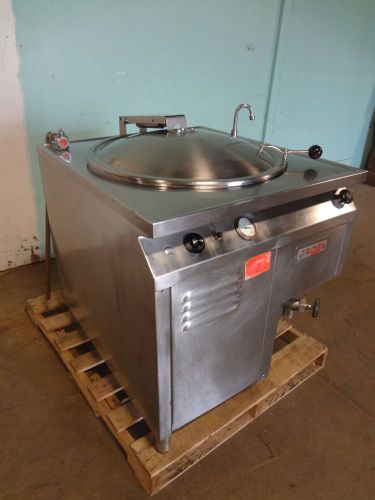 H.D. COMMERCIAL &#034;GROEN&#034; SELF CONTAINED 40GALS ELECTRIC STEAM JACKETED KETTLE