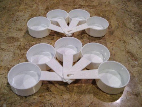 Lot of 9 half 1/2 cup measuring cups for sale