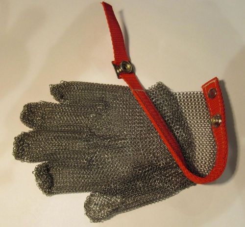 STAINLESS STEEL CHAIN MESH CUT RESISTANT GLOVE CUTTING/BUTCHER MEDIUM LEFT RIGHT