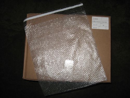 50 - 15&#034; x 17&#034; clear bubble pouch self-seal mailers for sale