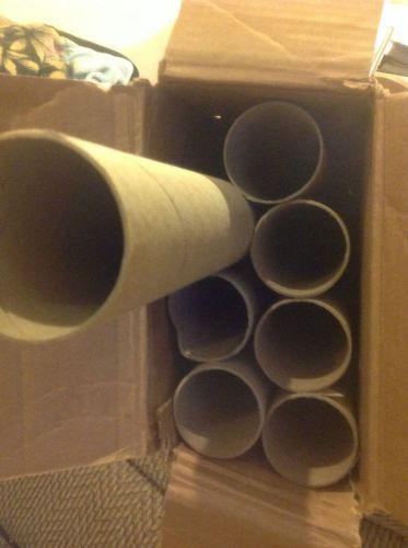 Lot of 7 -  2.5&#034; x 52&#034; brown shipping / mailing tubes - no ends for sale