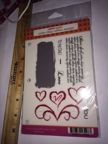 Crafty Clear Stamp Set Love Sayings