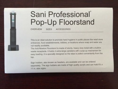 Sani Pop-Up Multi-Canister Anti Newton Floorstand