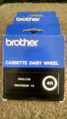 Cassette Daisy Wheel for Brother Typewriters #411 ENGLISH BROUGHAM 10