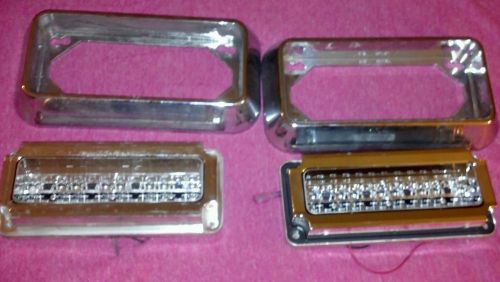code 3 pse prizim II 7x3 led light heads in excellent cond set of 2