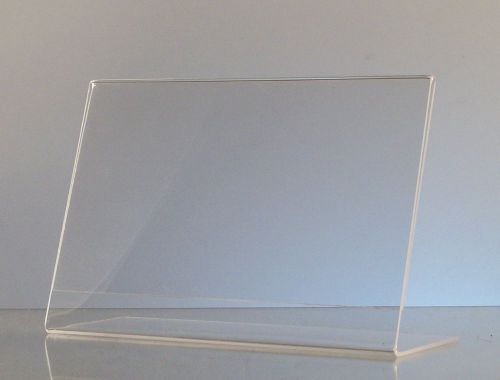 NEW Dazzling Displays 6-pack Acrylic 6 x 4 Slanted Sign Holders