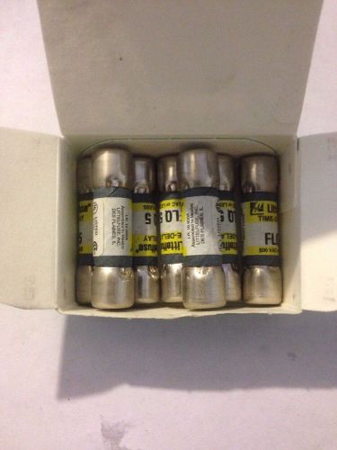 LOT OF 7 LITTELFUSE TIME-DELAY FLQ5 FUSE NEW