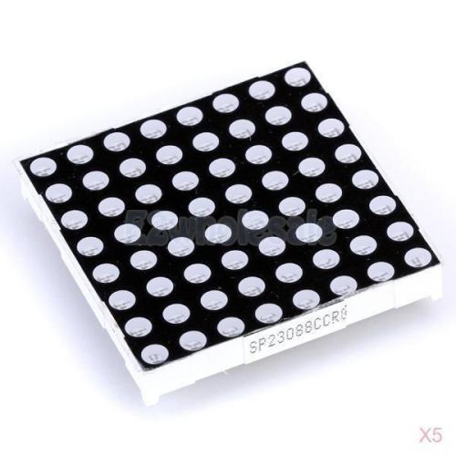 5pcs new 8 x 8 bicolor dot-matrix led display red green common anode 24pin for sale