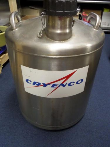 Biostat Cryenco 1000-X Liquid Nitrogen Reservoir W/ 5 Sample Tubes