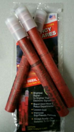 Flares Rail Flare Road Flare 15 Minute Safety Flare (3) Safety Fusees