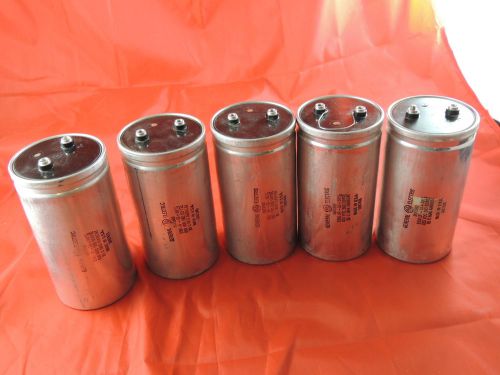 5 GE 1500UF -10 +50% 86F1693 85C Max Ambient Large Can Capacitors Used, Tested