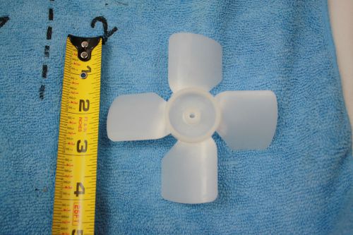 NEW PLASTIC REPLACEMENT FAN BLADE Assembly  CW 1/8&#034; BORE 4&#034; Overall Width