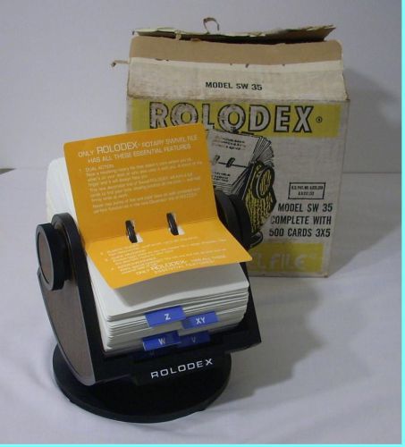 Rolodex Rotary Swivel File Model SW 35 New
