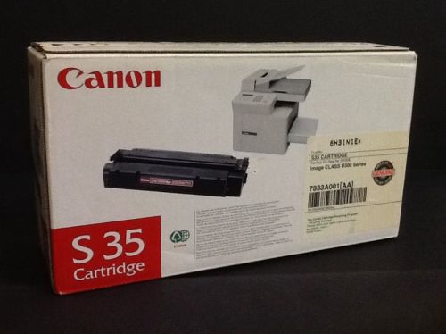 New Genuine Canon S35 (7833A001) Black Toner Cartridge