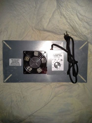 Tjernlund underaire crawl space ventilator deluxe one fan 110 cfm #v1d for sale