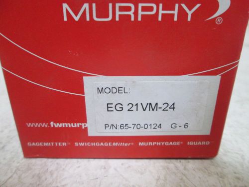 MURPHY EG21VM-24 ELECTRIC VOLTMETER *NEW IN A BOX*