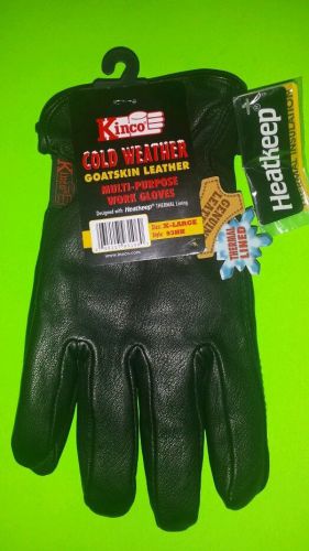 Kinco Cold Weather GoatSkin Leather Work Gloves X-Large (CHEAPEST)